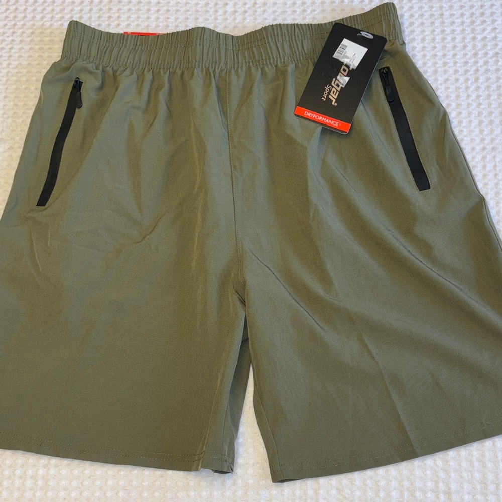 Cougar Men's Athletic Shorts in Olive